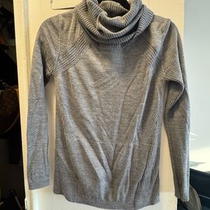 lululemon athletica Gray Cowl Neck Sweater